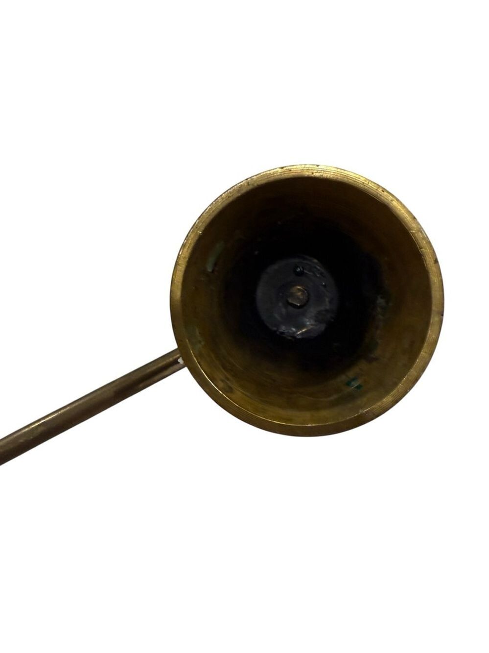 Vintage Brass Candle Snuffer with Bell Shaped Extinguisher – 6” Long - Picture 5 of 7